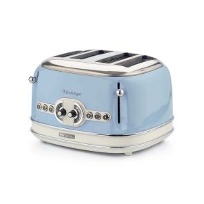 Toster na 4 grzanki z serii Vintage, niebieski 