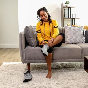 Cozy Boots - kapcie + maska do spania