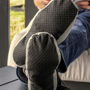 Cozy Boots - kapcie + maska do spania