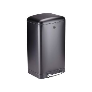 Kosz na śmieci 20 l z pedałem i cichym zamknięciem, czarny
