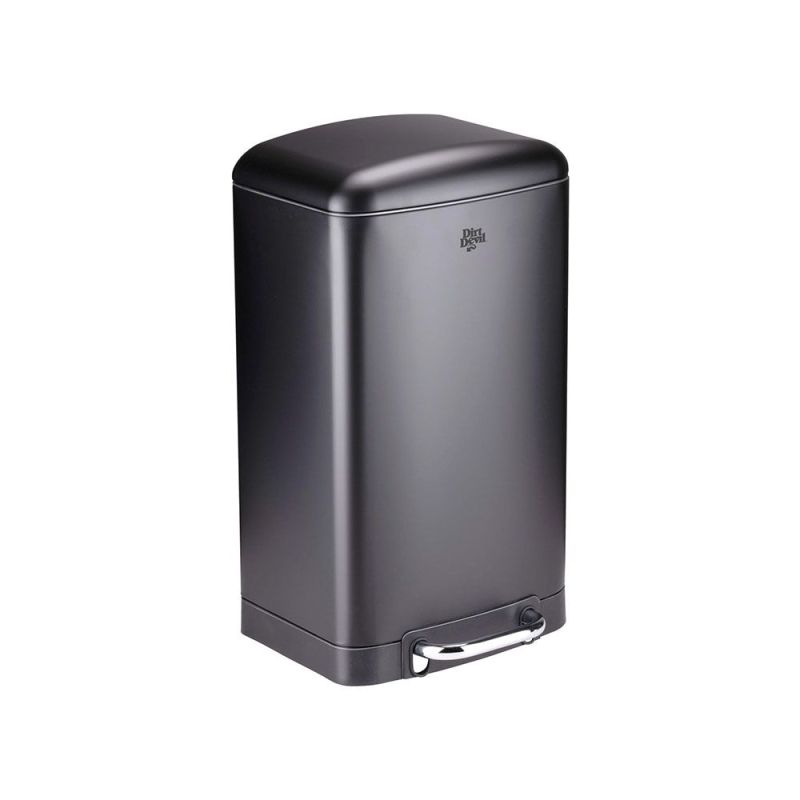 Kosz na śmieci 20 l z pedałem i cichym zamknięciem, czarny