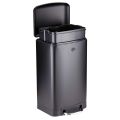 Kosz na śmieci 20 l z pedałem i cichym zamknięciem, czarny