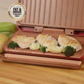 Starlyf No Fat Grill - grill elektryczny z powłoką miedzianą