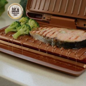 Starlyf No Fat Grill - grill elektryczny z powłoką miedzianą