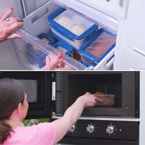 Livington Flex and Fresh - pojemniki na żywność 10 szt.